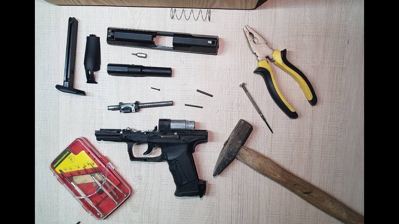 HOW TO DISASSEMBLE & REPAIR UMAREX WALTHER P99 DAO Co2