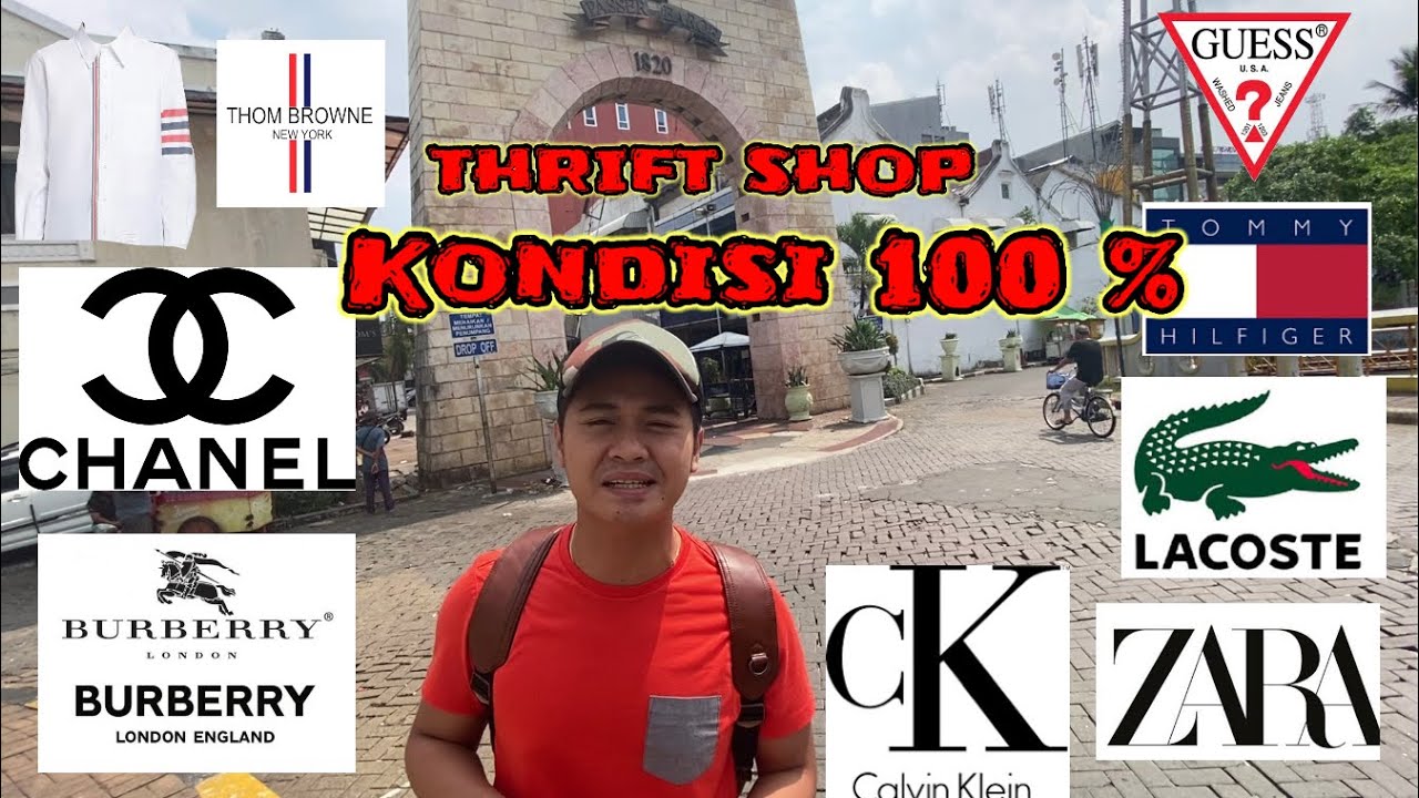 THRIFTING DI PASAR BARU DAPAT LACOSTE, CHANEL, THOMBROWNE, GUESS