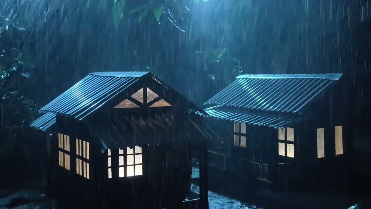 No Ads Rain Sounds for Sleeping - ASMR Rain and Thunder Sounds for Anxiety Relief