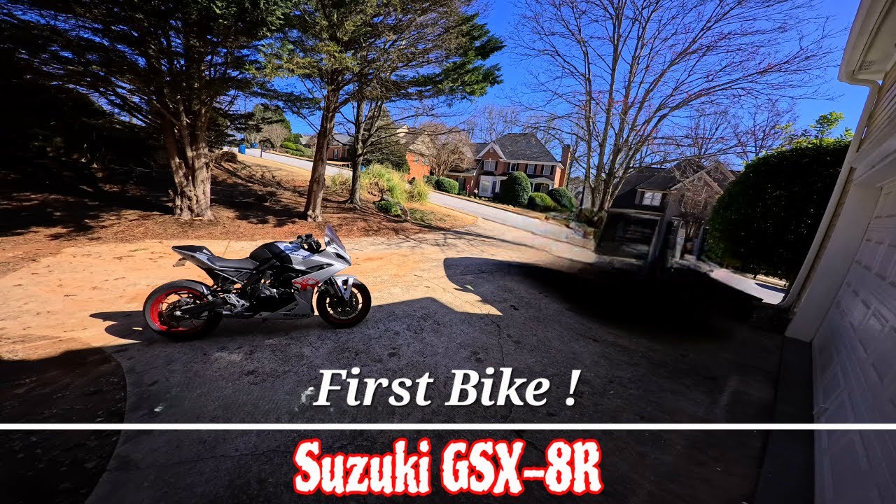 I bought my FIRST BIKE! | SUZUKI GSX 8R | Pure Sound!