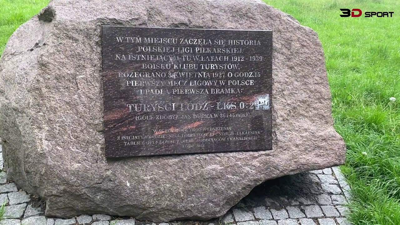 Stadium Guide: Miejsce rozegrania pierwszego ligowego meczu w Polsce 1927. [Ł&oacute;dź, Poland] 2020-05-25