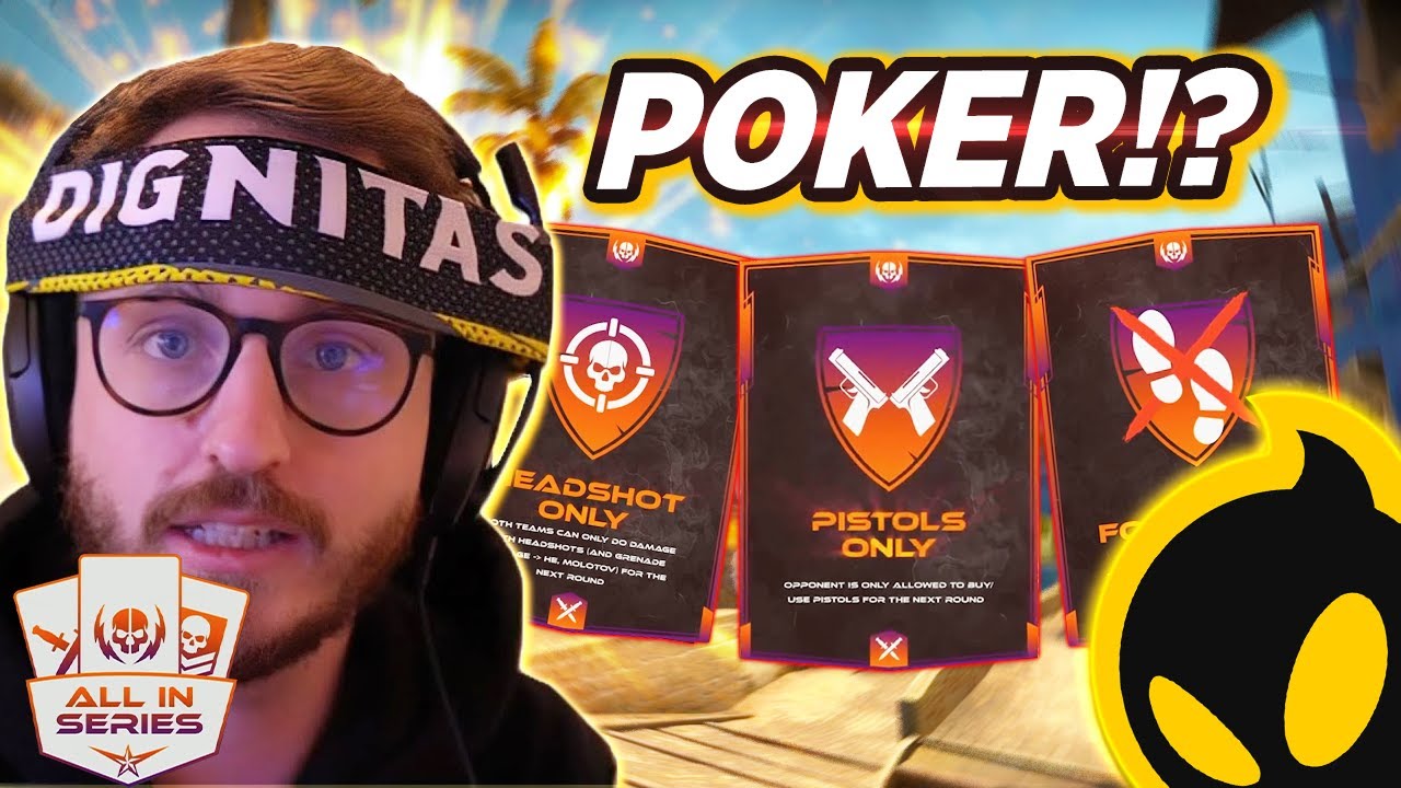 GeT_RiGhT Reacts to Dignitas Playing CSGO Poker! | All In Tournament