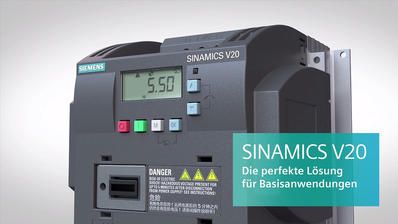 SINAMICS V20 - die perfekte L&ouml;sung f&uuml;r Basisanwendungen