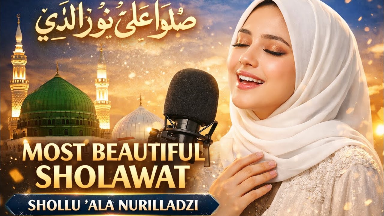 SHOLLU ‘ALA NURILLADZI | Most Beautiful Sholawat Ever | Peaceful Islamic Nasheed🔥❤️