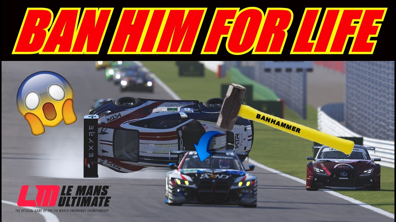 Le Mans Ultimate &mdash; Забанить его навсегда? Я нашел брата Kimi Velocini в LMU
