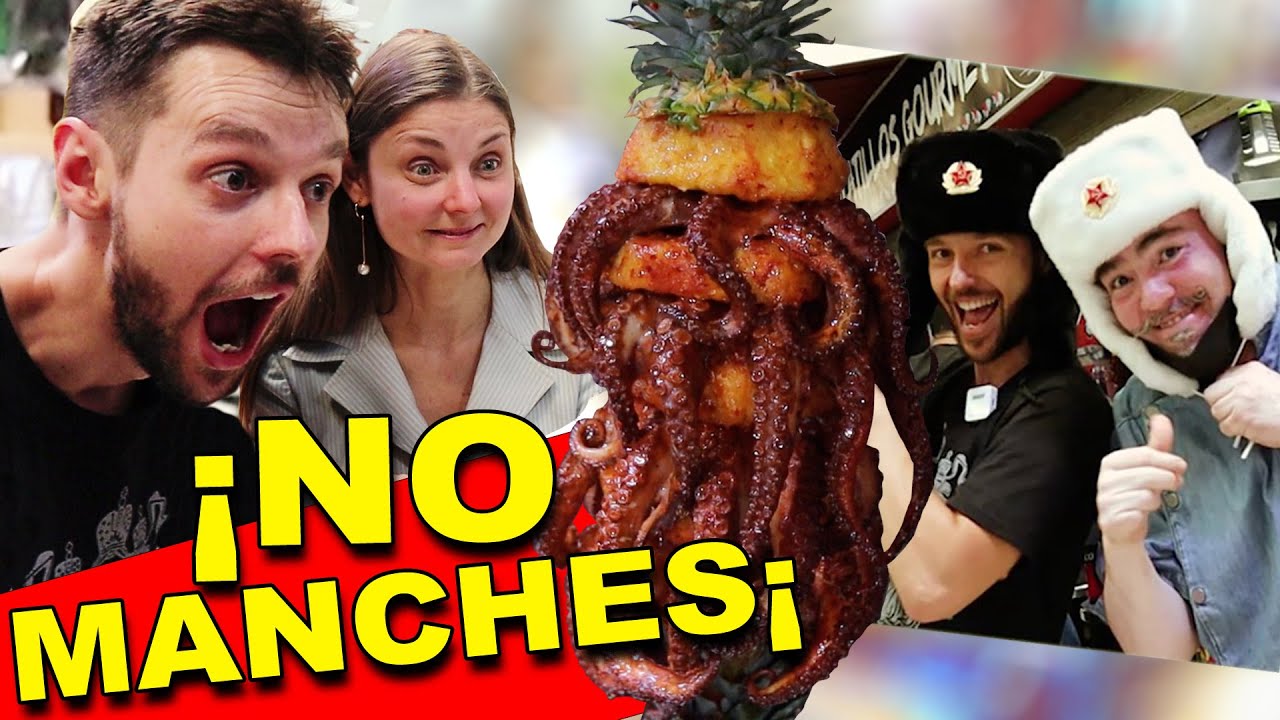 ¡RUSOS REACCIONAN A PULPO AL PASTOR! ¡RUSA PROBANDO SU PRIMER TACO EN 🇲🇽 !  @Ruso_mexico