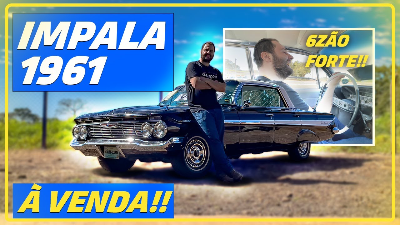IMPALA SPORT SEDAN 1961 À VENDA!! / MAREZE JÚNIOR / CLASSIC CAR BRASIL