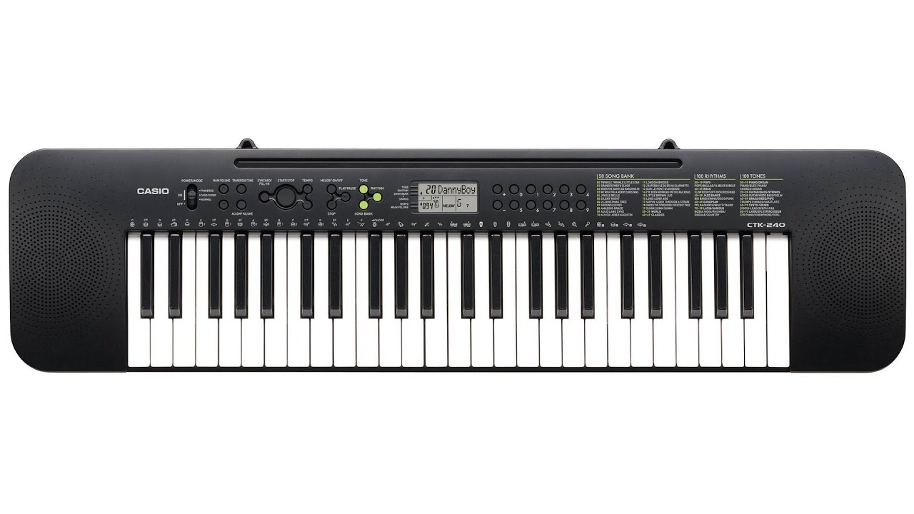 Casio CTK-240. Первый взгляд БЕЗ включения