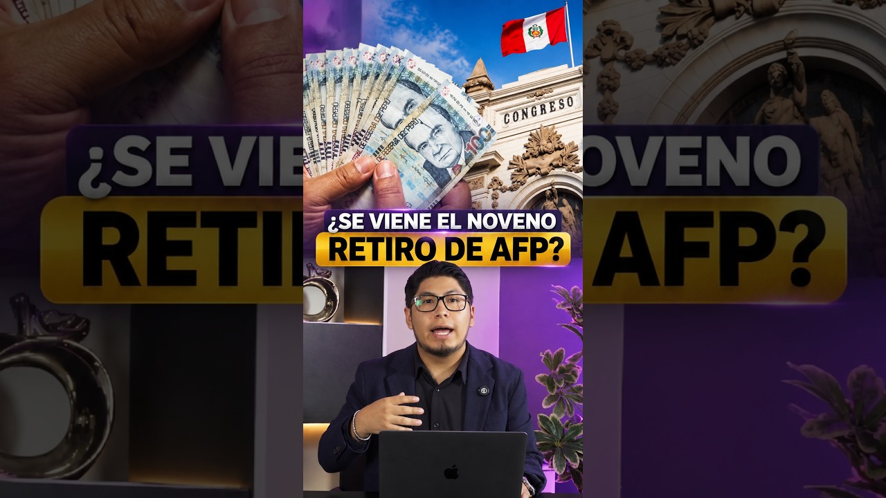 🚨 RETIRO AFP: PROPUESTA DE NOVENO RETIRO GENERA DEBATE EN PER&Uacute;