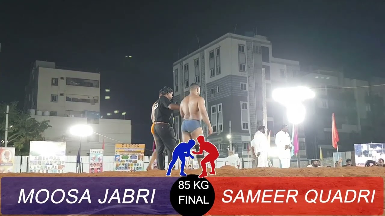 MOOSA JABRI (B) VS SAMEER QADRI (R) - 85 KG FINAL - TELANGANA KESARI 2022