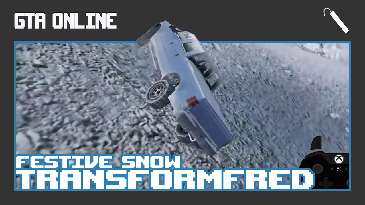 i reinstalled gta online 3 hours before this race | snowy transformfred