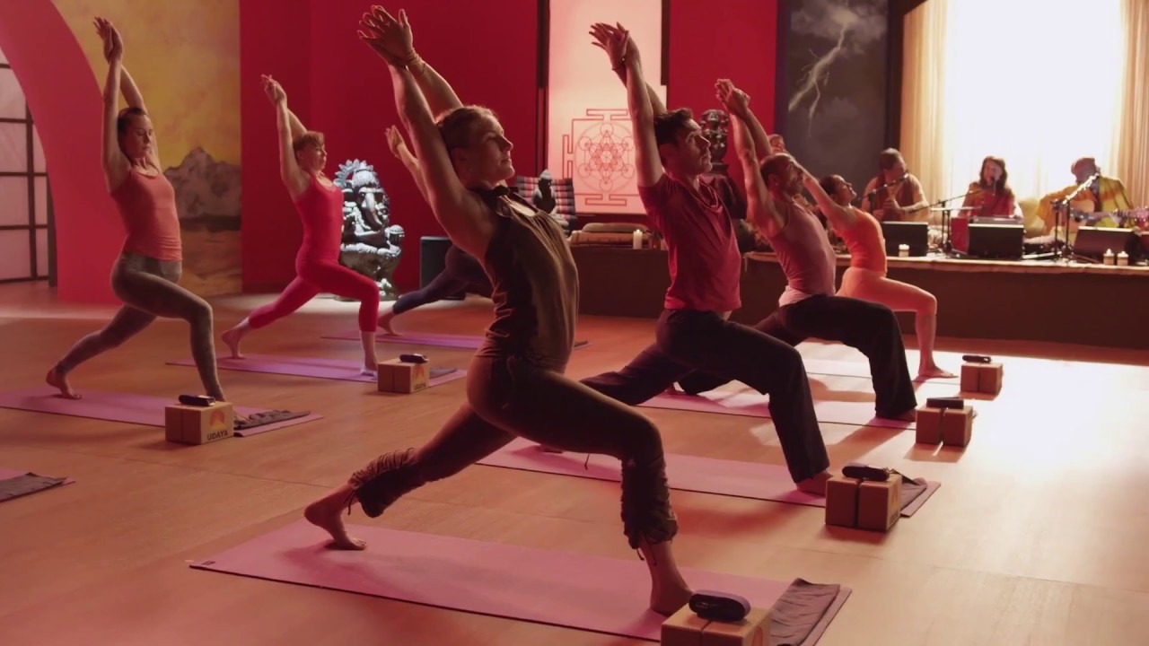 Sianna Sherman, Mythic Yoga Flow® - Virabhadra  I  UDAYA.com