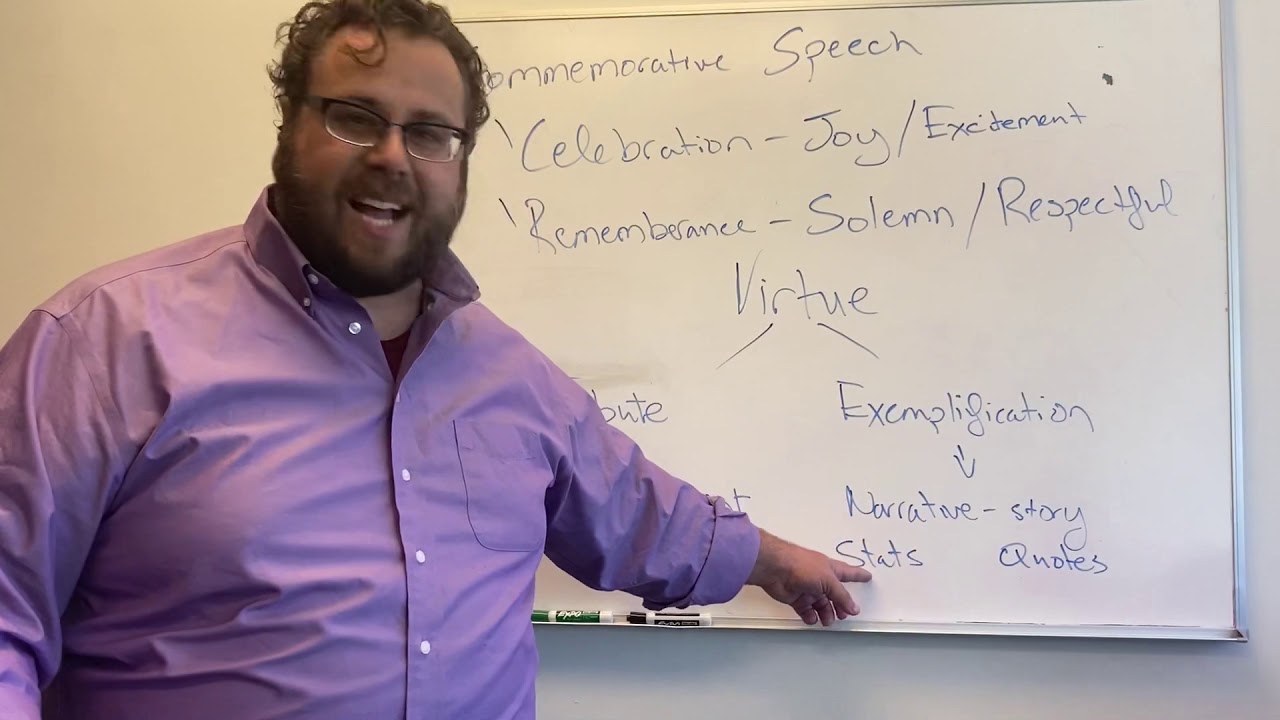 Basics Of Commemorative Speech