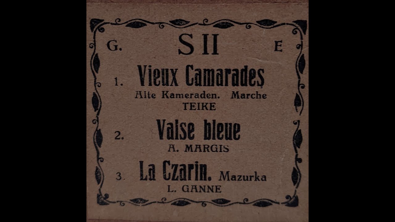 Valse bleue - Alfred MARGIS (Rouleau SEYBOLD SII - Titre 2)