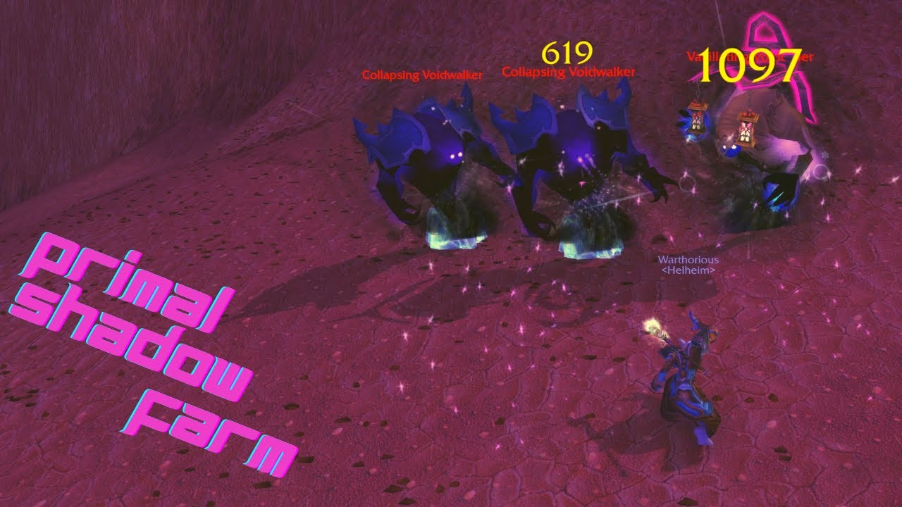 Best farm for [Primal Shadow] and [Mote of Shadow] Gold Farm