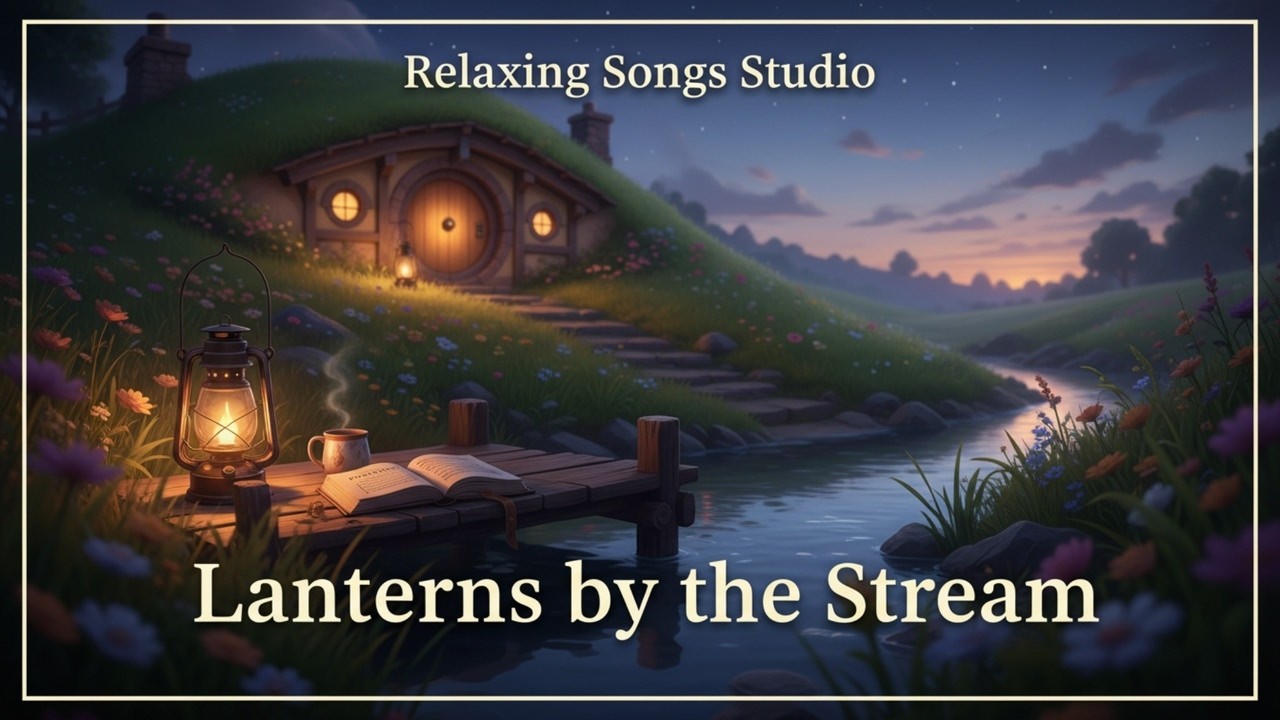 Lanterns by the Stream | Relaxing Songs Studio