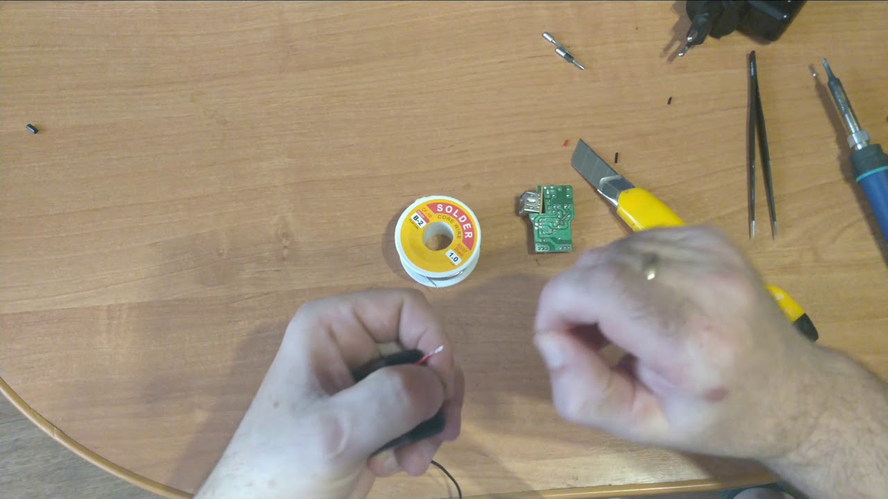 Электросамокат,изготовление и установка USB зарядки.