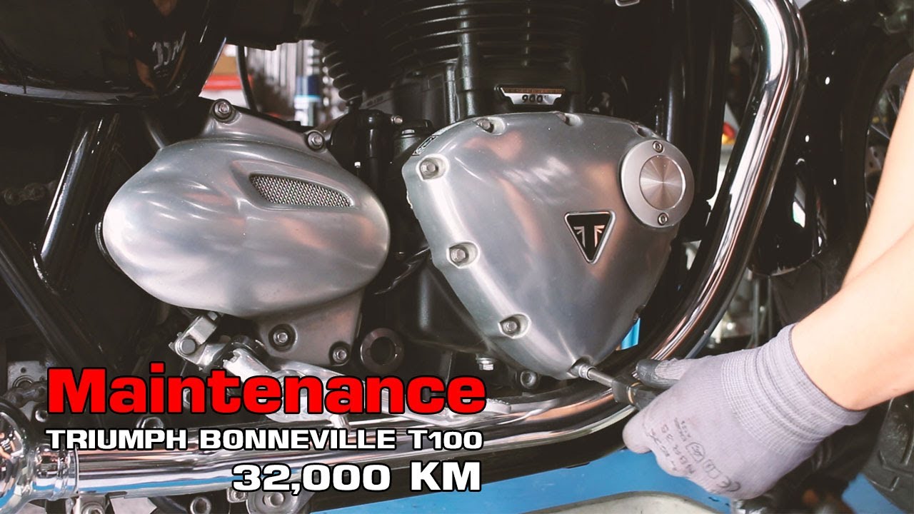 Maintenance triumph bonneville t100  32,000 km