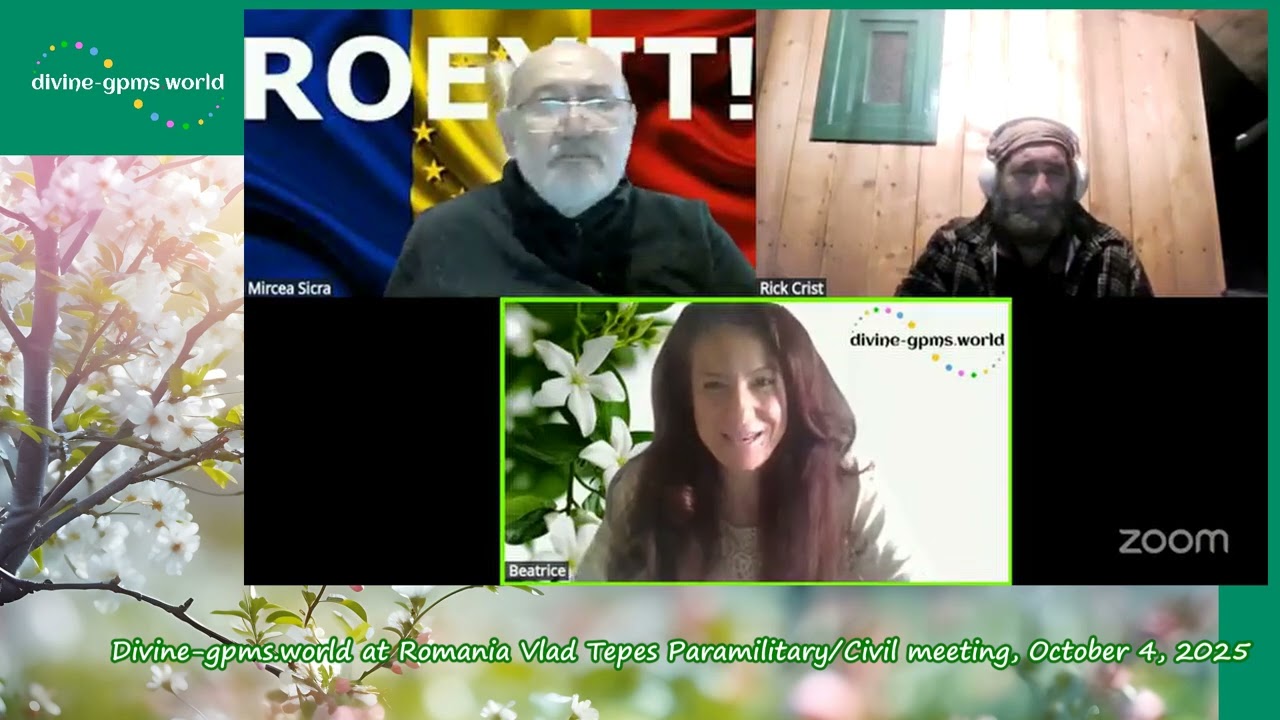 Divine-gpms.world at Romania Vlad Tepes Paramilitary/Civil meeting, October 4, 2025