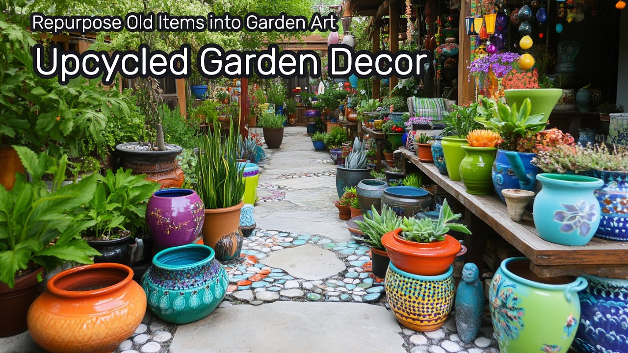 Upcycled Garden Decor: Repurpose Old Items into Garden Art