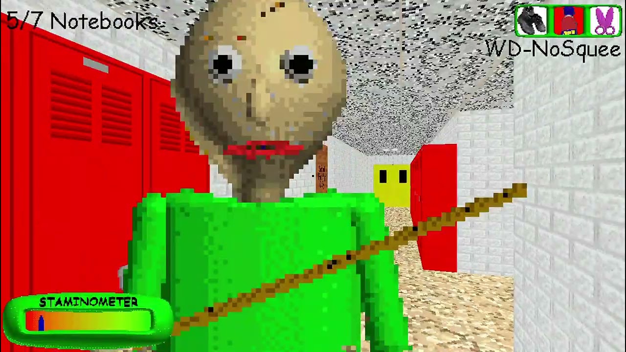 Playing through Baldi's Basics Classic Remastered
