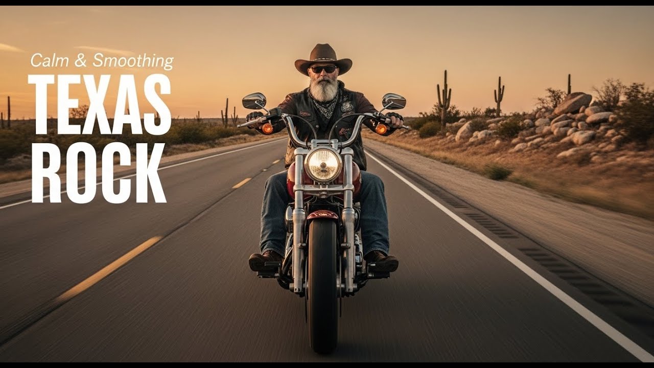 Texas Outlaw Rock N Roll Vibes: Raw Biker Guitars & Blues Spirit #60