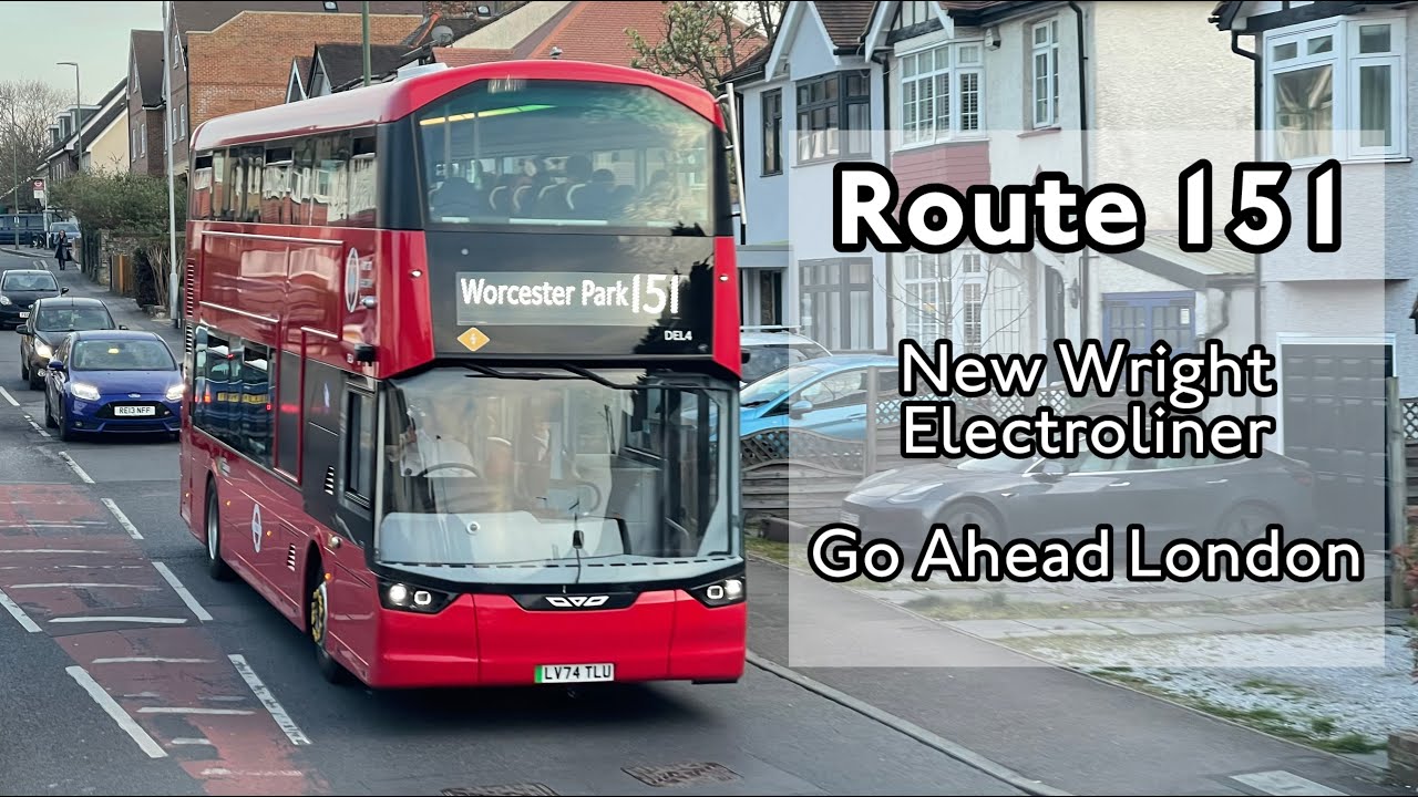 Go Ahead London - New Wright Electroliner's for Route 151