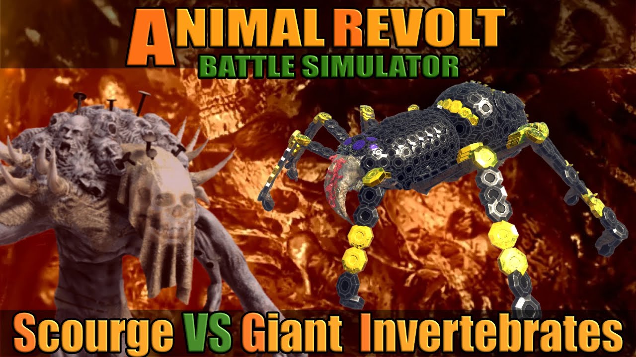 Scourge vs Giant Invertebrates - Animal Revolt Battle Simulator