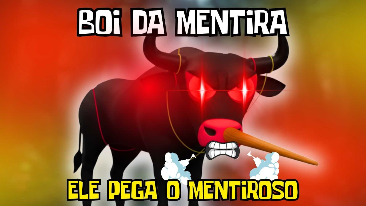 BOI DA MENTIRA — ELE PEGA O MENTIROSO 🐂😮 | Gabi e Morango
