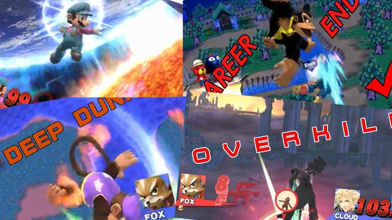 Best of Career Ending Spikes in Smash 4