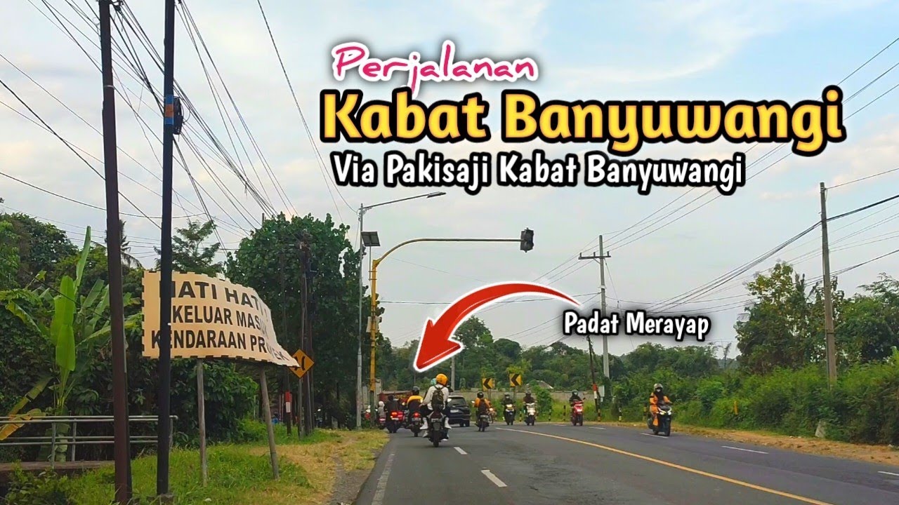 Suasana Kabat Banyuwangi 2024 || Perjalanan Desa Badean ke Kabat Via Pakistaji