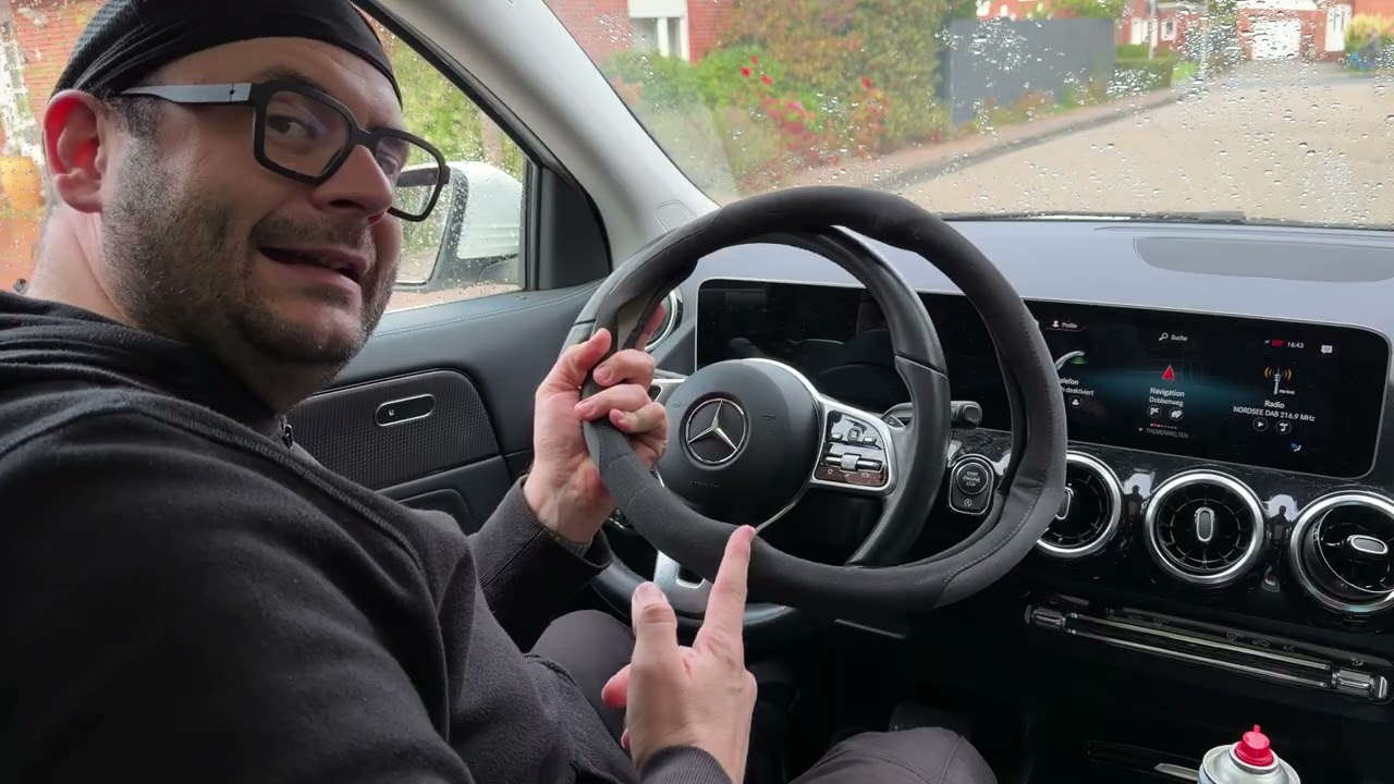 Auto Lenkradh&uuml;lle Lenkradbezug Montage Lenkradabdeckung Lenkradschoner Mercedes Benz GLA Anleitung