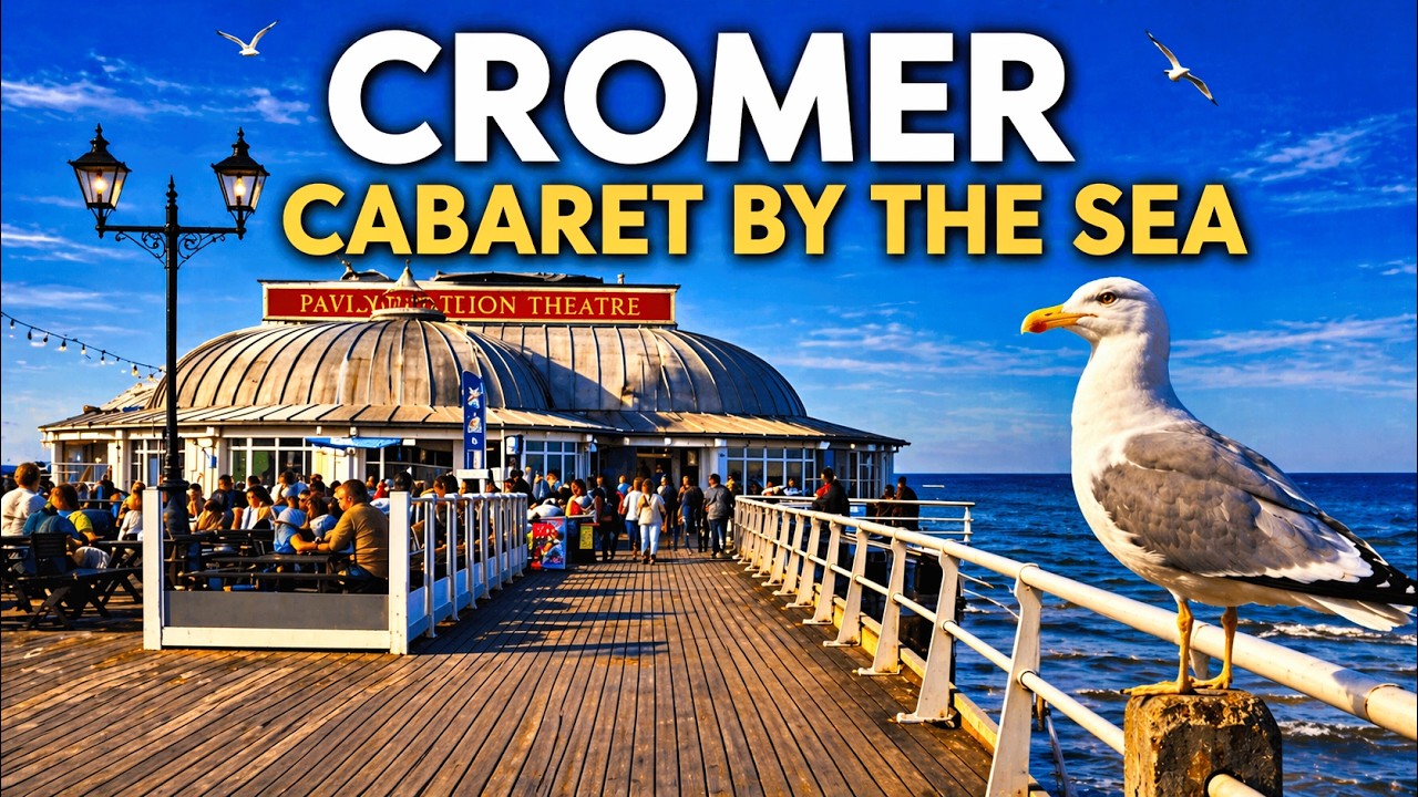 CROMER ENGLAND &ndash; Beautiful Seaside Town, Beach & Famous Pier Walking Tour #England
