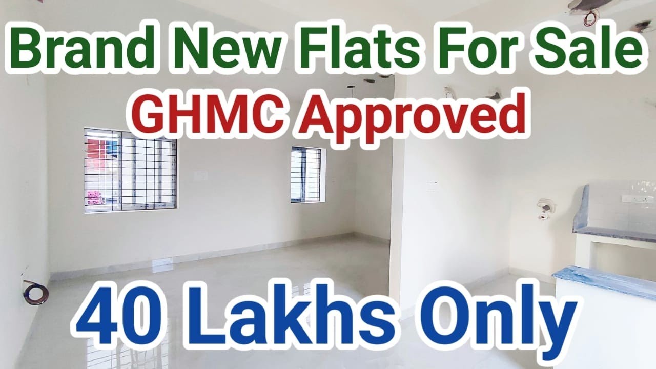 40 Lakhs Only || Brand New Flats for sale in Kukatpally Pragathi Nagar || GHMC Approved