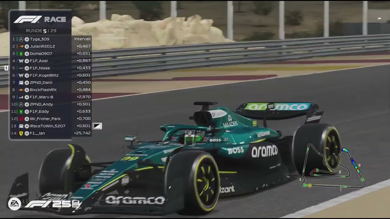F1 25 / F1F Liga / Season 2 / Rennen / Großer Preis von Bahrain