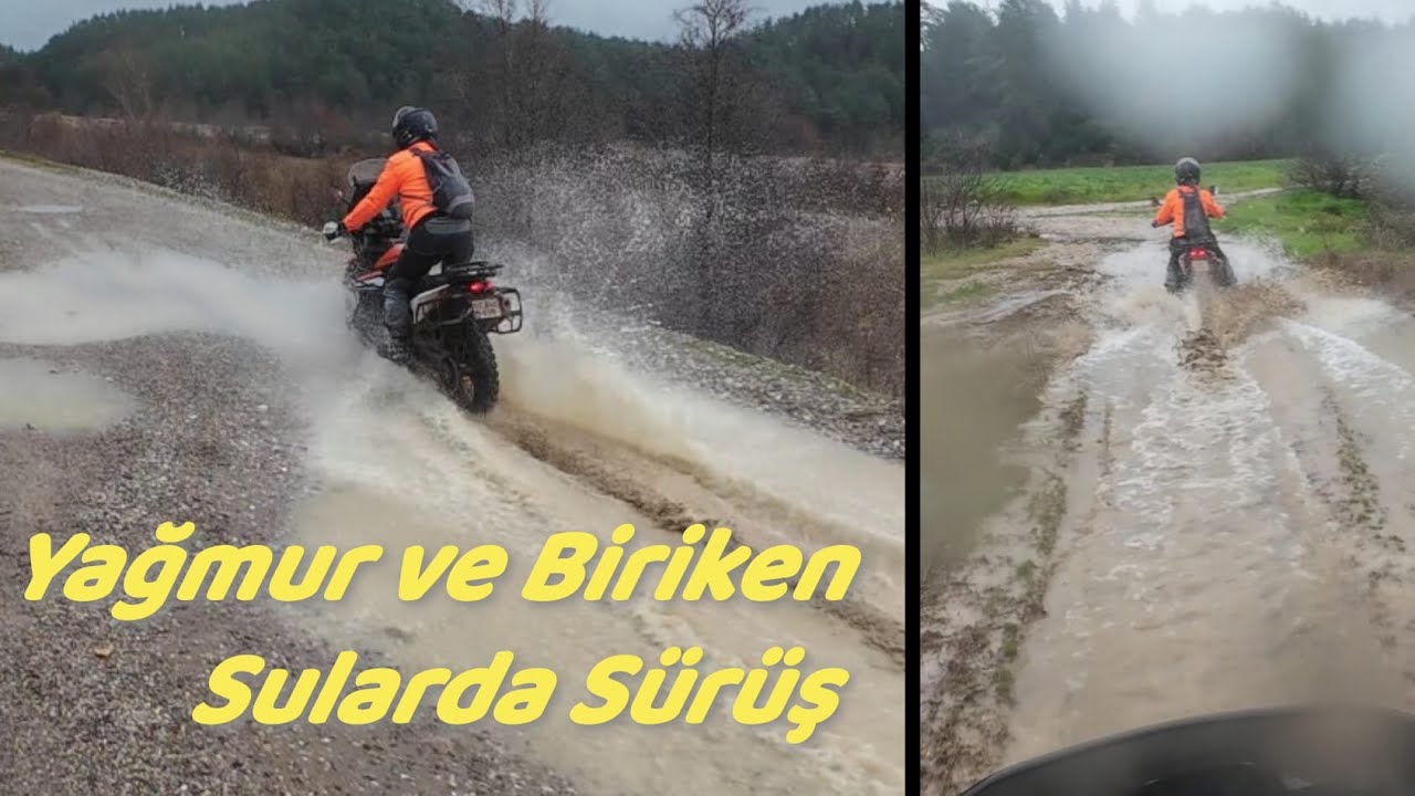 YOL KAPANDI, ROTA ARADIK! 🌧️ Çamur Geçişleri Sonrası Isparta Yolu – Gebiz Yağmur Sürüşü | KTM 890 R