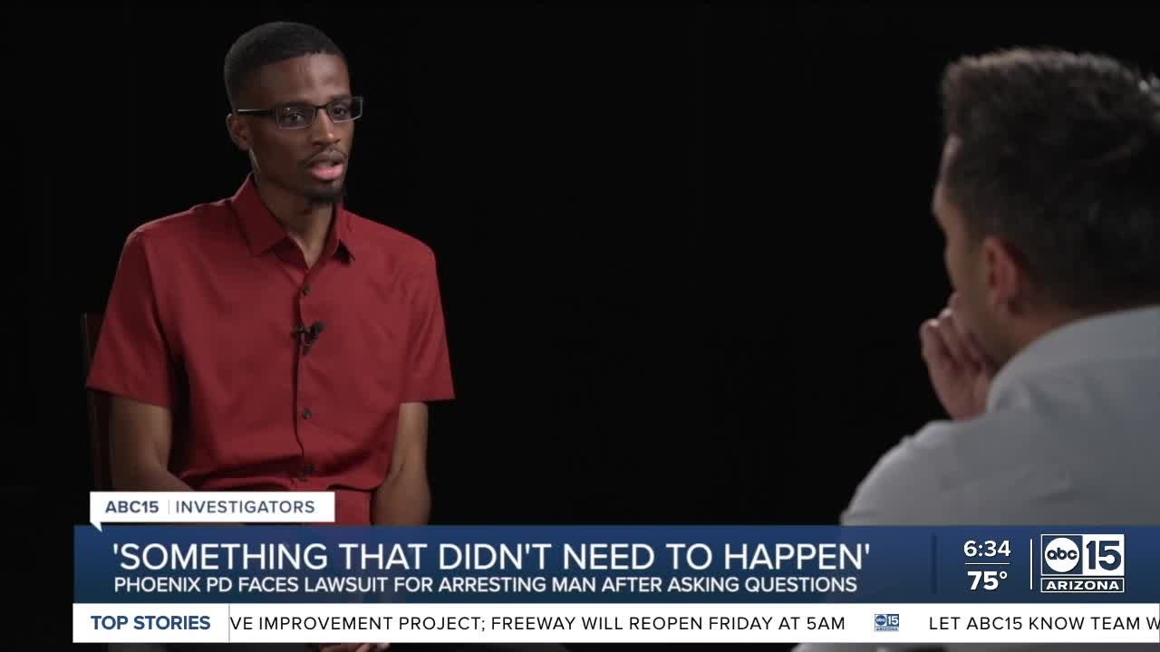 LAWSUIT: Phoenix arrested Black man for asking questions about stop