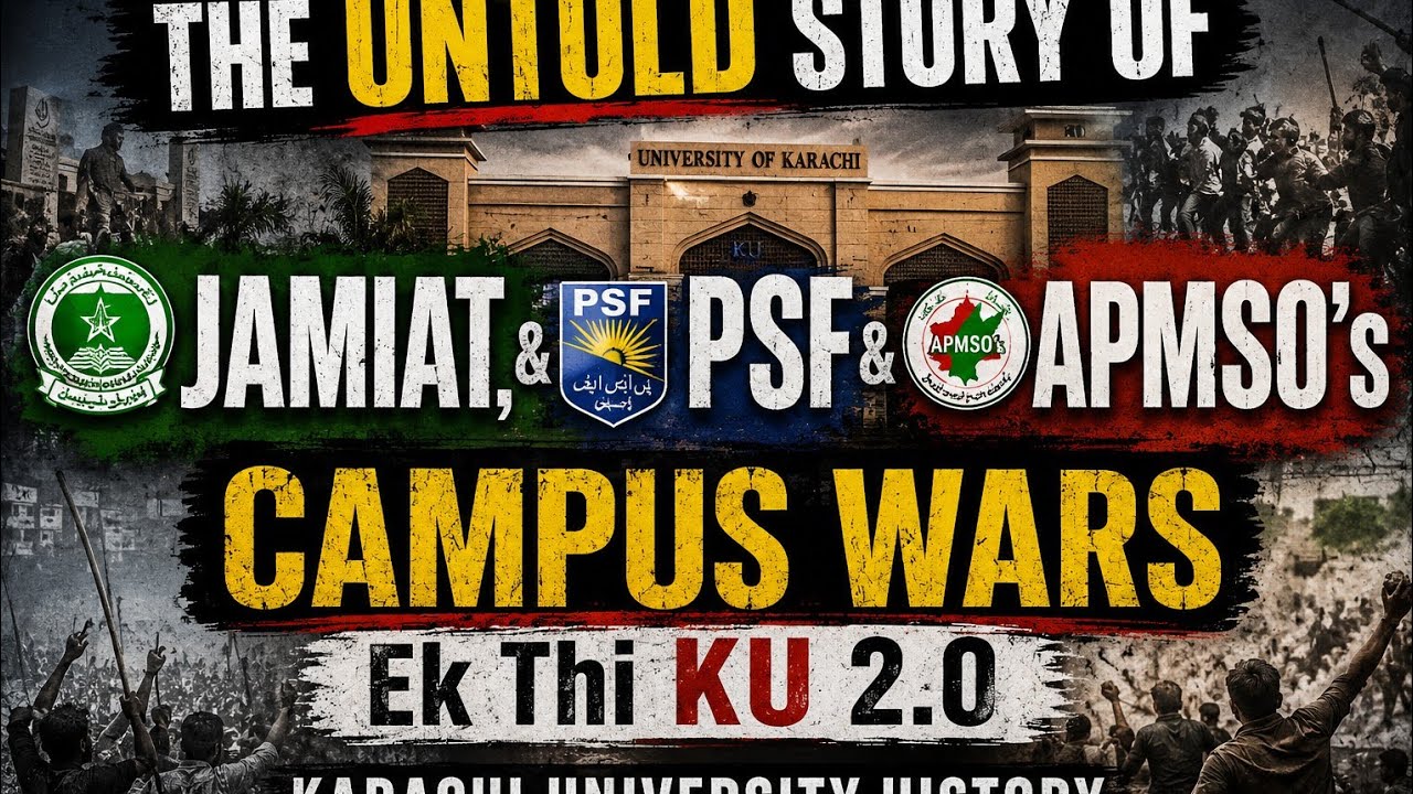 The Untold Story of JAMIAT, PSF & APMSO's Campus Wars | Ek Thi KU 2.0 | Karachi University History
