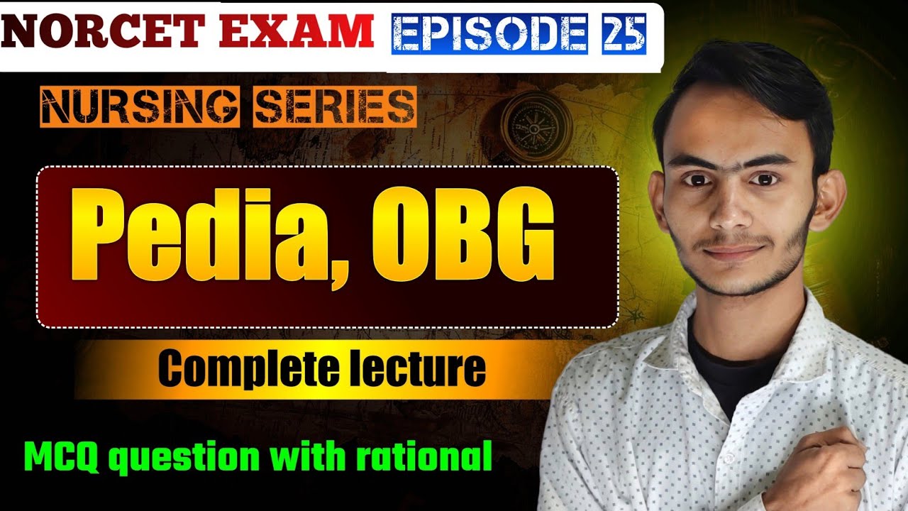 Nursing Series Episode #25 🔥 | Nursing series most imp questions ⁉️ | NORCET & All Nursing Exam #obg