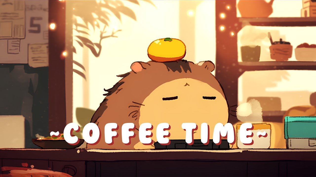 Capybara Beat Station | Peaceful Lofi Hip Hop Beats 📚 🎵