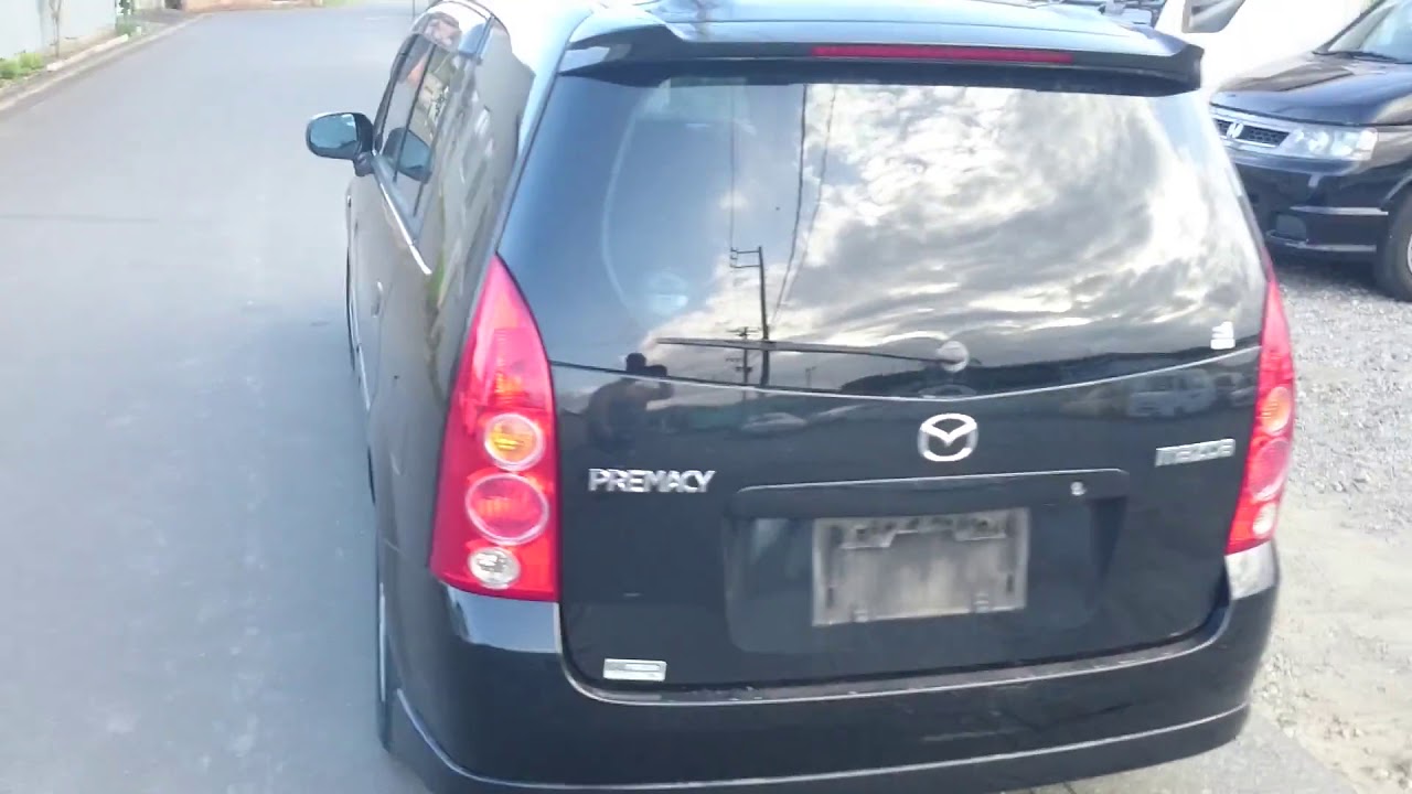 Видео-тест автомобиля Mazda Premacy (черный, CP8W-315215, FP-DE, 2002г.)
