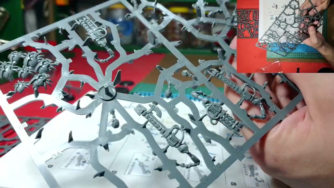 Armado de Necrons Warriors parte 3