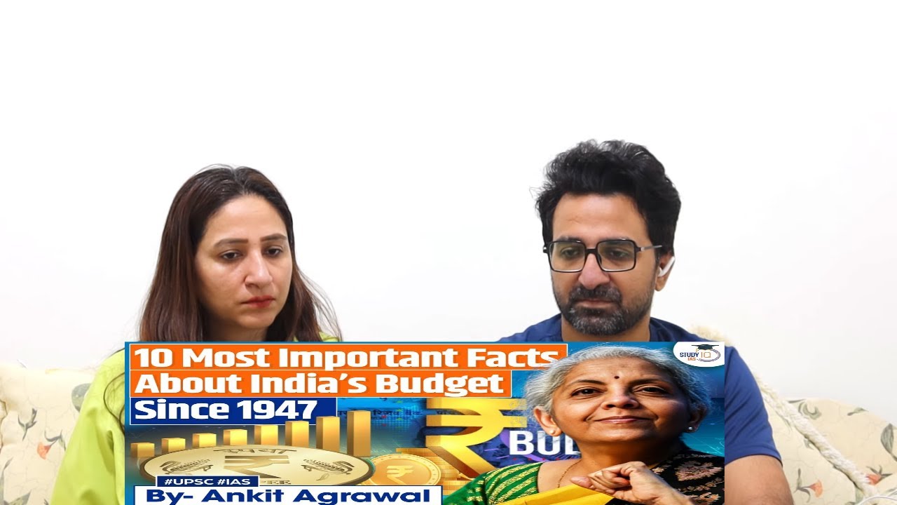 Pak reacts to 10 Most Important Facts About India’s Budget Since 1947 | Ankit Agrawal Study IQ