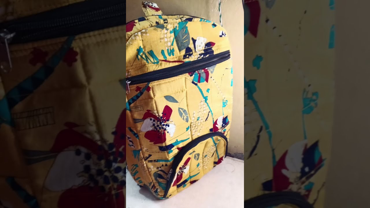 Pitdu Bag Stitching at Home 🎒 | Backpack Silai Step by Step.#schoolbag #sewing