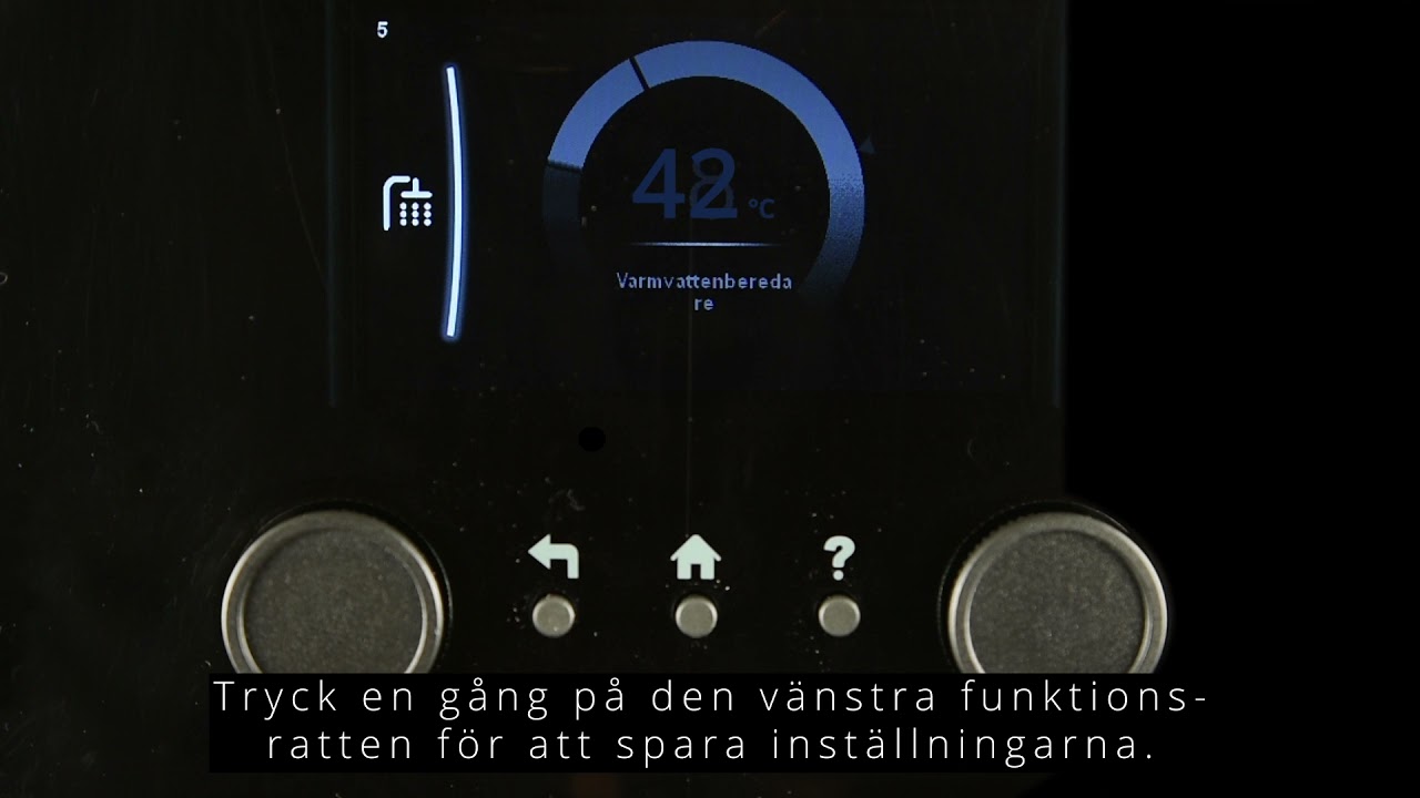 Daikin luft-vattenvärmepump: Ändra temperatur på varmvattnet [GUIDE]