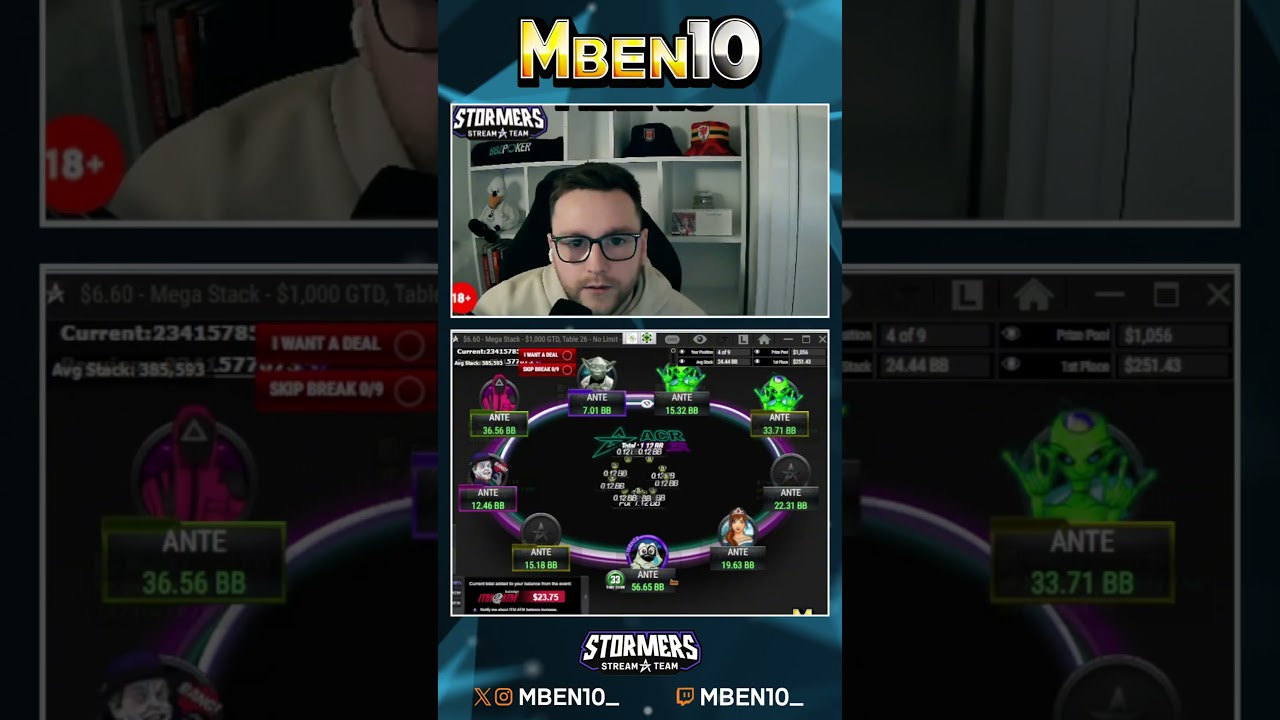 WINNING THE MEGA STACK | #OnlinePoker #Poker #PokerPlayer #AllIn #Streamer #TournamentWin #Trophy