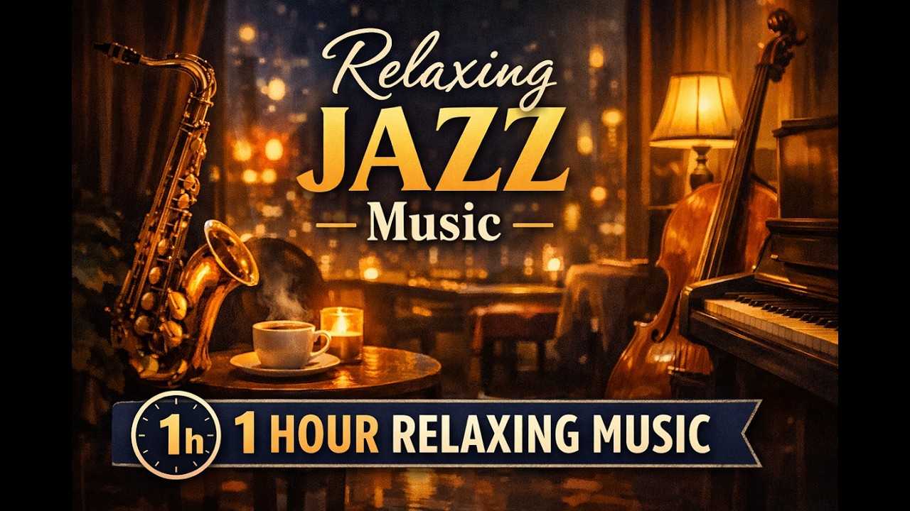 1 Hour of Smooth Relaxing Jazz 🎷 | Calm Background Music for Study, Work & Peaceful Moments