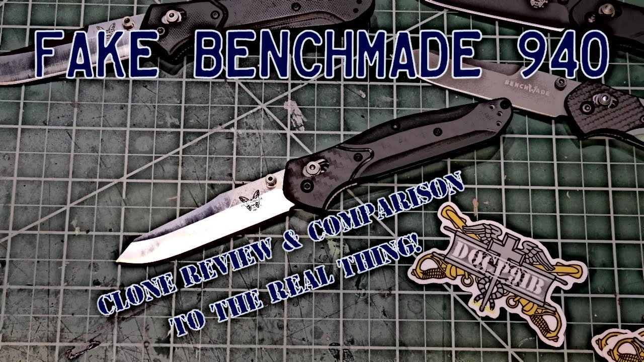 Fake Benchmade 940 - I GOT HUSTLED IN A TRADE! Reviewing a Clone & Comparison to a Real Osborne