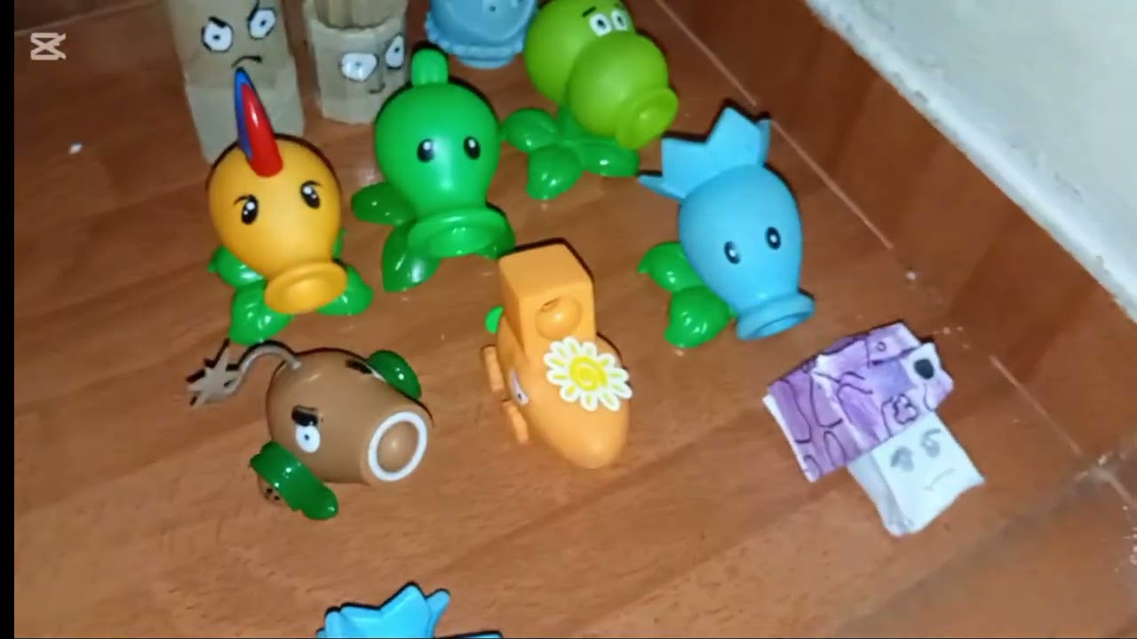 Pvz en juguete batalla en la noche 