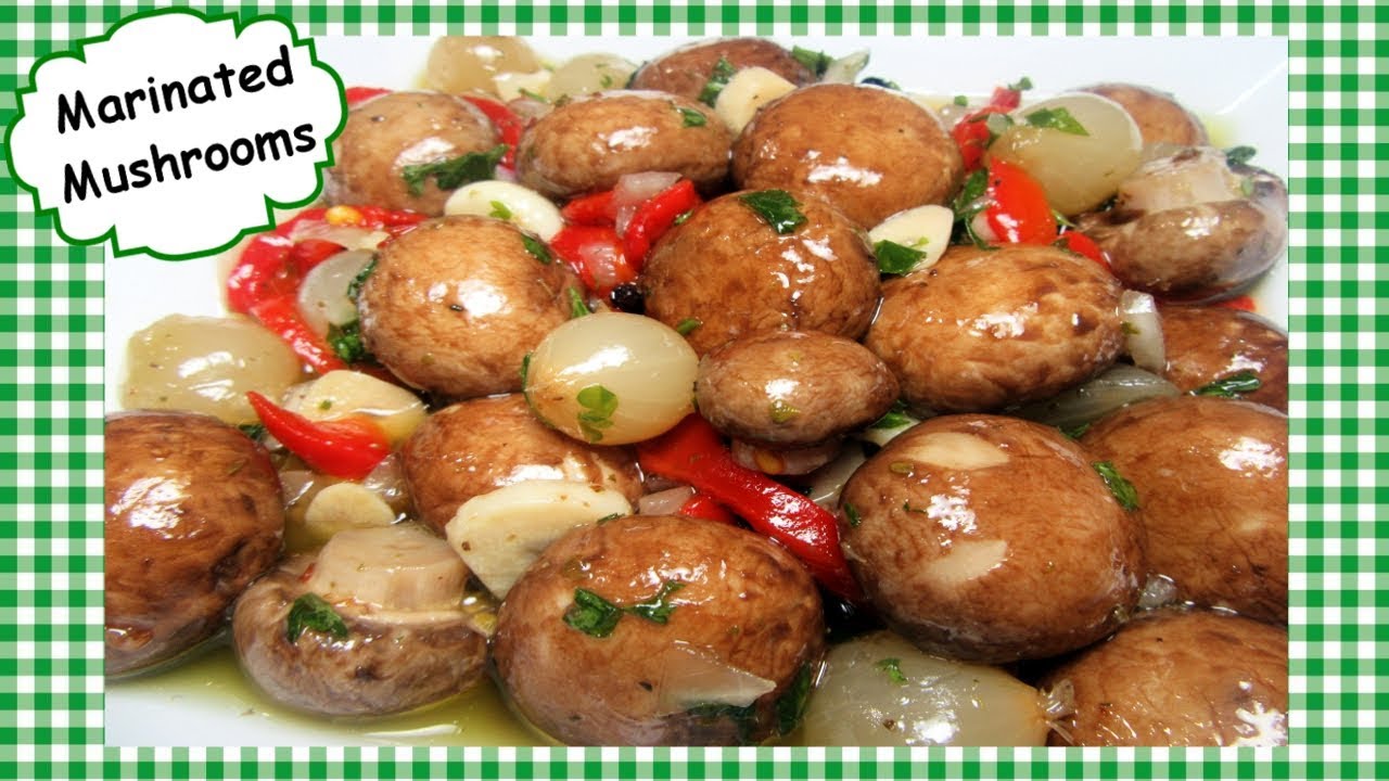 How To Make Marinated Mushrooms ~ Easy Mushroom Appetizer Recipe